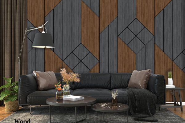 Empty wall interior furniture 3D Psd Mockup