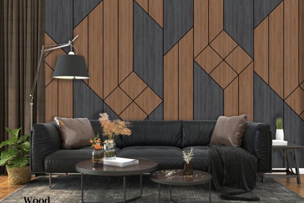 Empty wall interior furniture 3D Psd Mockup